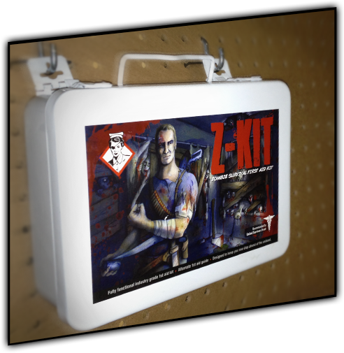 Z-Kit: Bruce Edition, hanging on wall